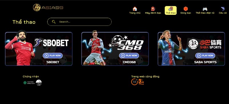 Cá cược bóng đá Asia99